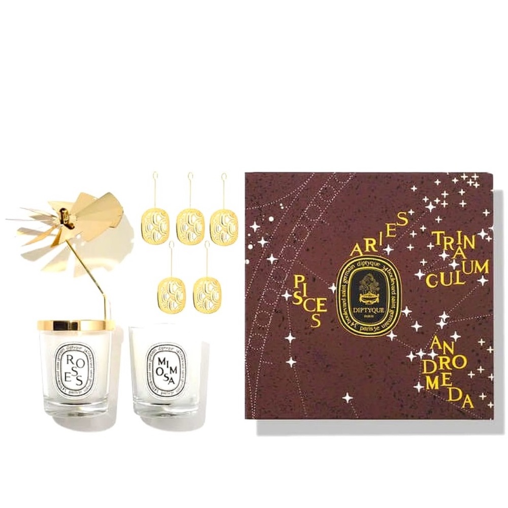 DIPTYQUE Carousel & Mimosa / Roses 70g Giftset